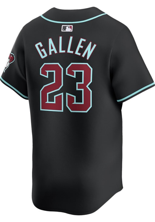 Zac Gallen Arizona Diamondbacks Mens BLACK Alt 2024 Limited