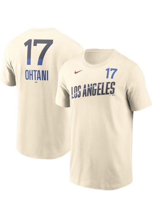 Shohei Ohtani Los Angeles Dodgers Name Number Short Sleeve Player
