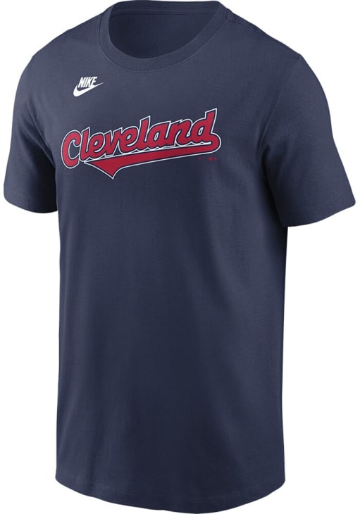 Jim Thome Cleveland Guardians NAVY Coop Short Sleeve Player T