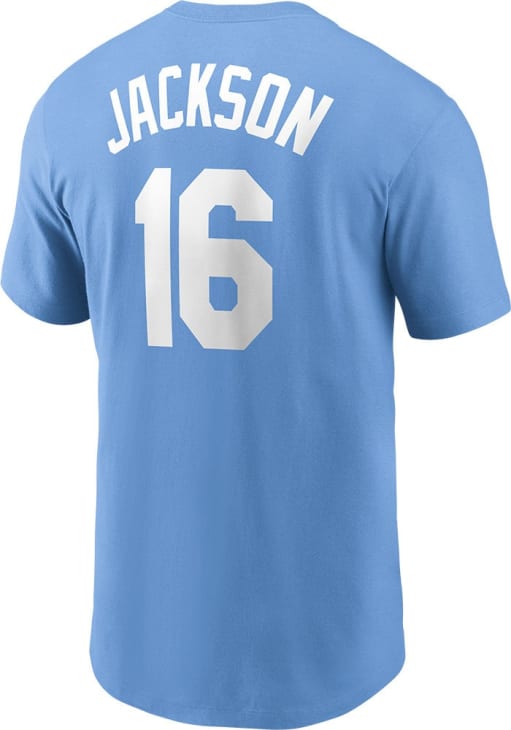 Bo Jackson Kansas City Royals LIGHT BLUE Coop Short Sleeve Player