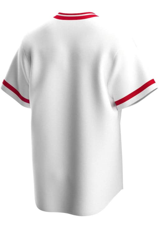 Cincinnati Reds Nike WHITE Throwback Cooperstown Jersey - 17321253