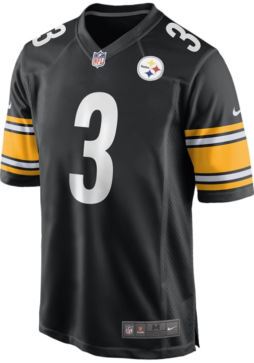 Russell Wilson Pittsburgh Steelers BLACK Home Jersey - 173212615