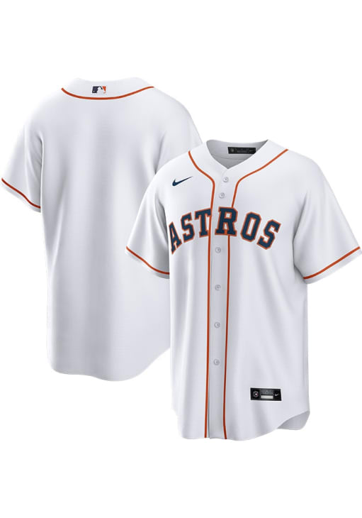MLB ASTROS ユニフォーム Nike ホワイト Houston Astros Mens Nike Replica WHITE Home Jersey - 17321270