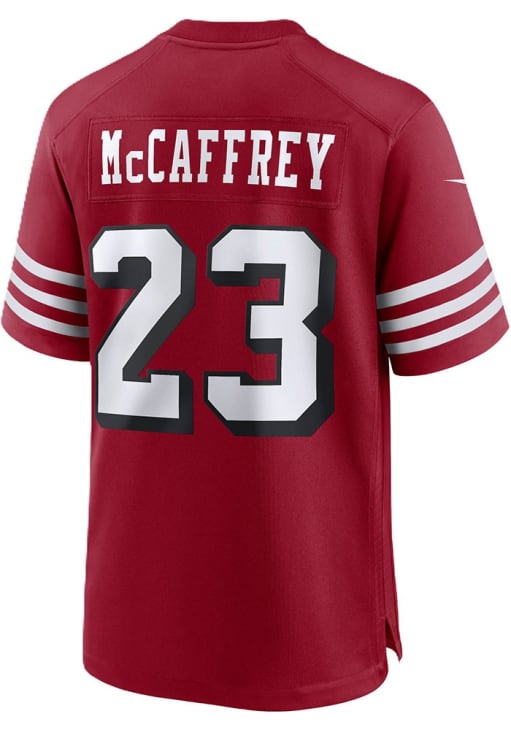Christian McCaffrey San Francisco 49ers Red Alt Game Jersey