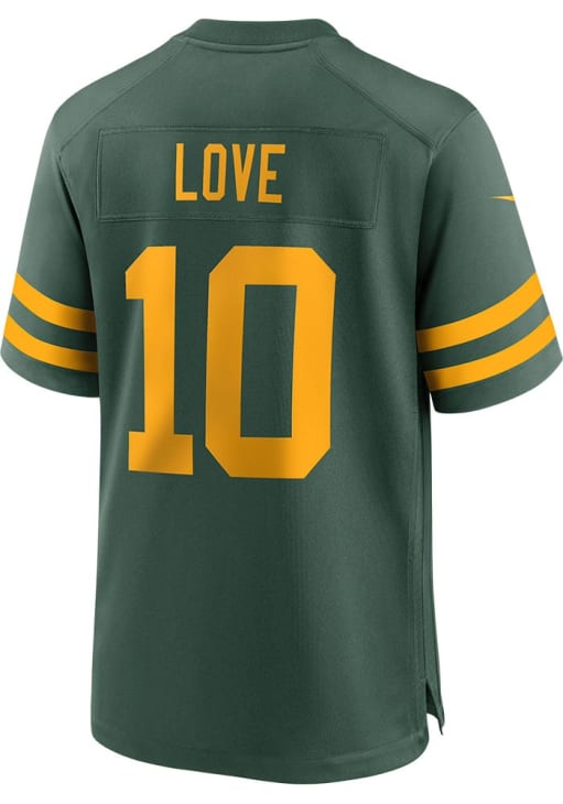 Jordan Love Green Bay Packers Alt Game Jersey - GREEN