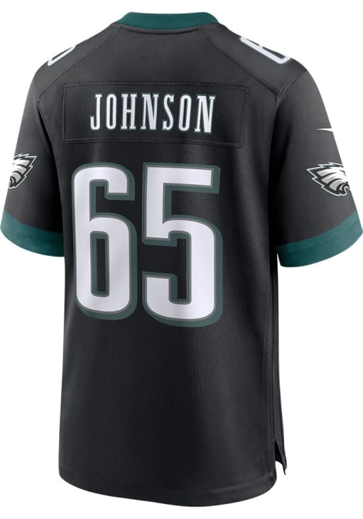Lane Johnson Philadelphia Eagles BLACK Alt Game Jersey - 173212877