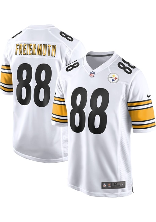 Pat Freiermuth Pittsburgh Steelers White Road Game Jersey - 173212884