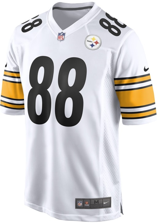 Pat Freiermuth Pittsburgh Steelers White Road Game Jersey - 173212884