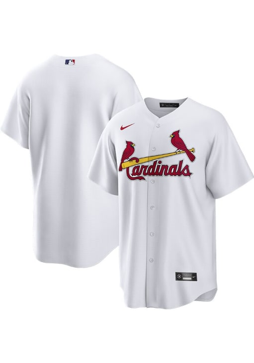 St Louis Cardinals Mens Nike Replica WHITE Home Jersey - 17321300