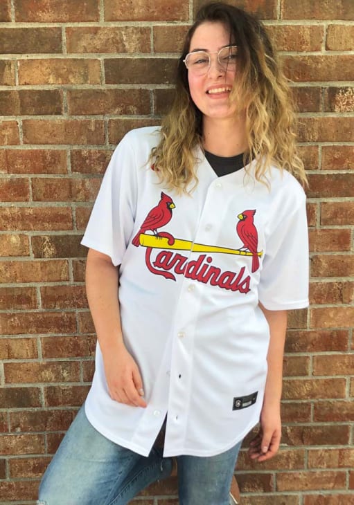 St Louis Cardinals Mens Nike Replica WHITE Home Jersey - 17321300