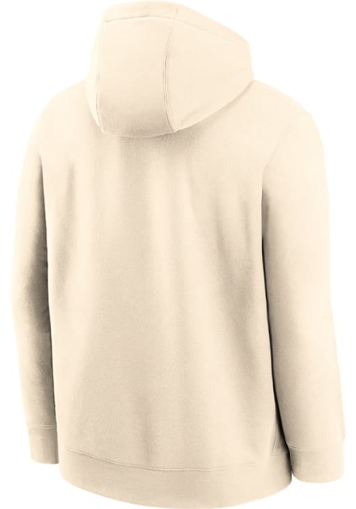 Nike New York Yankees Mens CREAM Natural Current Club Hoodie