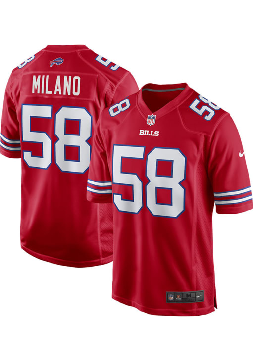 Matt Milano Buffalo Bills Red Alt Jersey - 173213104