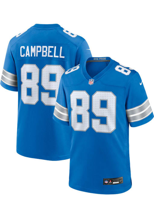 Dan Campbell Detroit Lions BLUE Home Jersey - 173213134