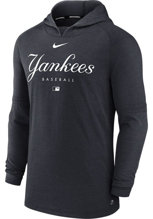 Nike New York Yankees Mens BLUE Dri-Fit Lightweight Hoodie - 173213143