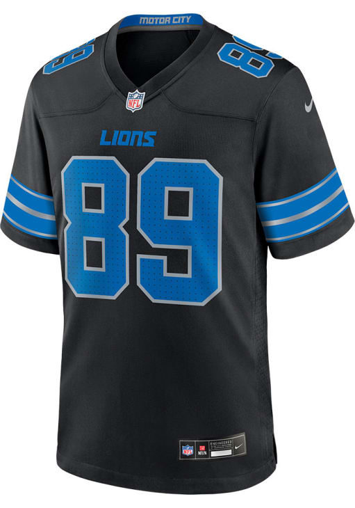 Dan Campbell Detroit Lions BLACK Alt Jersey - 173213163