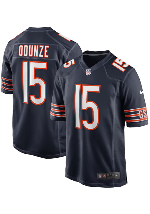 Rome Odunze Chicago Bears NAVY Home Jersey - 173213190