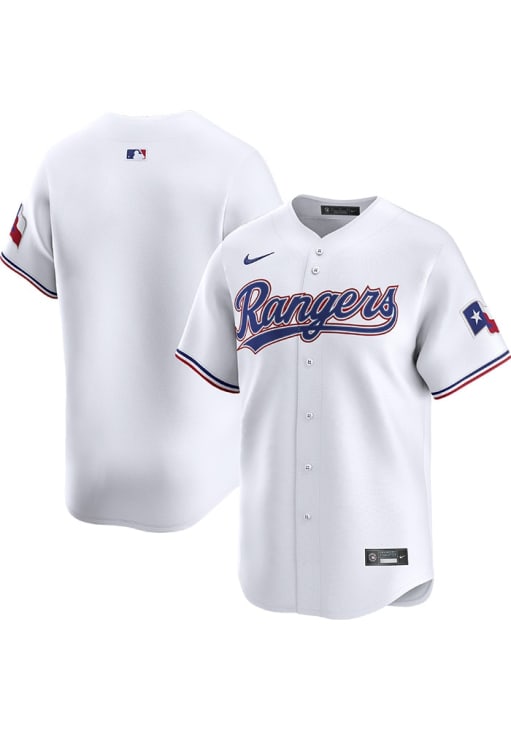 Nike Texas Rangers Mens White Home Limited Baseball Jersey - 173213512