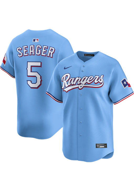 Corey Seager Texas Rangers Mens LIGHT BLUE Alt Limited Baseball
