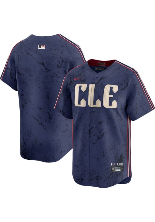 Nike Cleveland Guardians Mens NAVY City Connect Limited Baseball