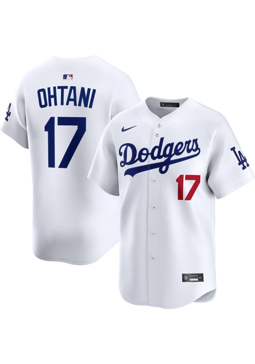 Shohei Ohtani Los Angeles Dodgers Mens White Home Limited Baseball