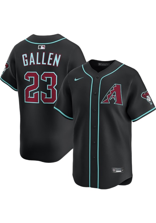 Zac Gallen Arizona Diamondbacks Mens BLACK Alt Limited Baseball