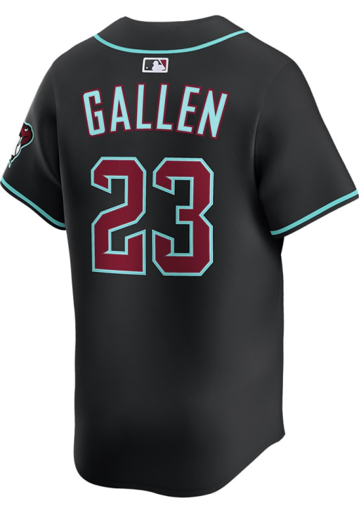 Zac Gallen Arizona Diamondbacks Mens BLACK Alt Limited Baseball