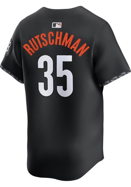 Adley Rutschman Baltimore Orioles Mens BLACK City Connect Limited