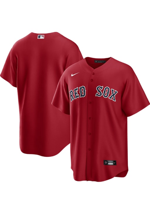 Boston Red Sox Mens Nike Replica Red Alt Jersey - 173213597