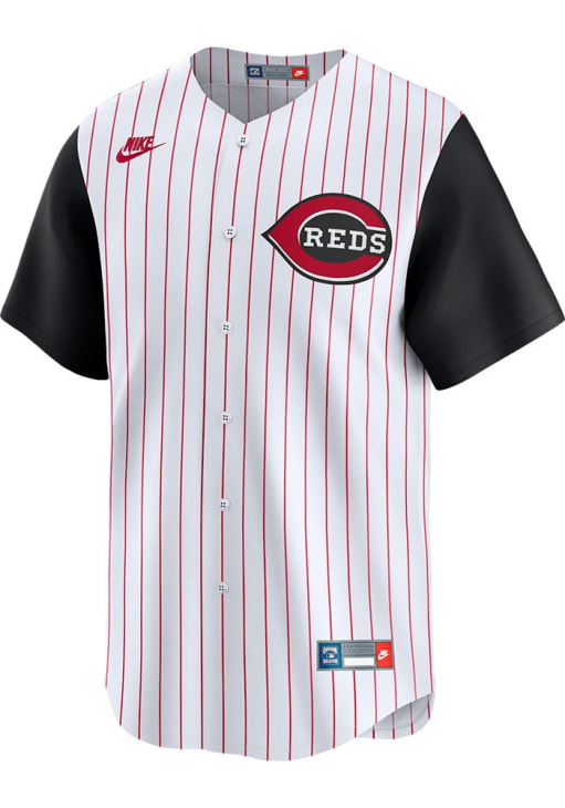 Cincinnati Reds Nike White Throwback Cooperstown Jersey - 173213612