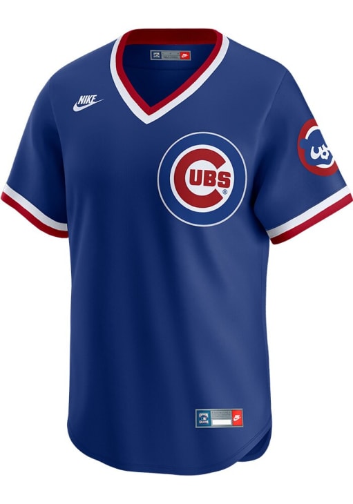 Chicago Cubs Nike ROYAL Throwback Cooperstown Jersey - 173213622