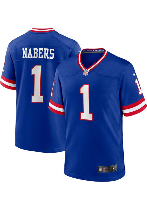 Malik Nabers New York Giants ROYAL Alt Jersey - 173213654