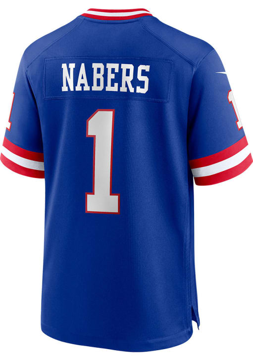 Malik Nabers New York Giants ROYAL Alt Jersey - 173213654