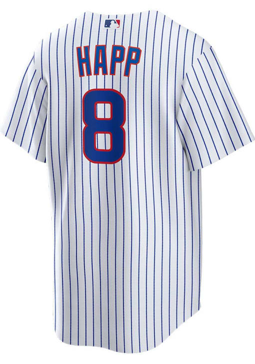 Ian Happ Chicago Cubs Mens Replica White Home Jersey - 173213674