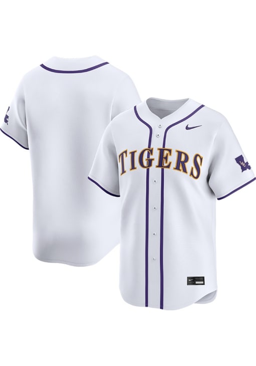 Nike LSU Tigers Mens White Home Wordmark - 173213826