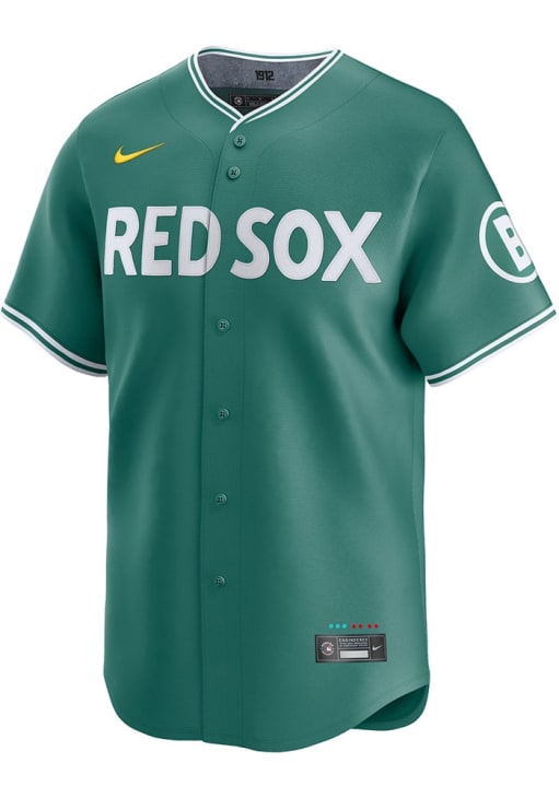 オーセンティック（選手着用）モデル フランス代表 シャツ ミントグリーン　S Nike Boston Red Sox Mens White City Connect Limited Baseball
