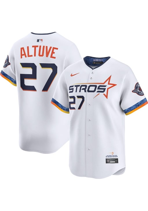 JOSE ALTUVE CITY CONNECT ボブルヘッド Jose Altuve Houston Astros Mens White City Connect Limited