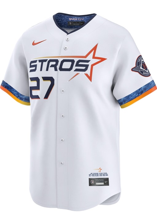 Jose Altuve Houston Astros Mens White City Connect Limited
