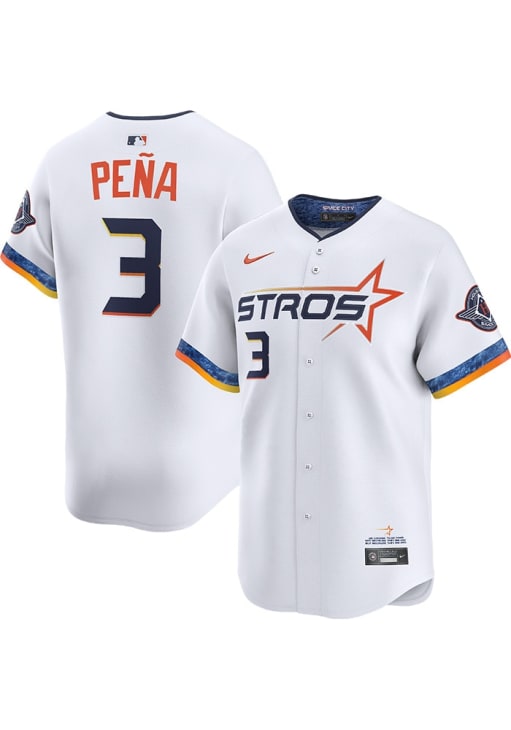 MLB ASTROS ユニフォーム Nike ホワイト Jeremy Pena Houston Astros Mens White City Connect Limited