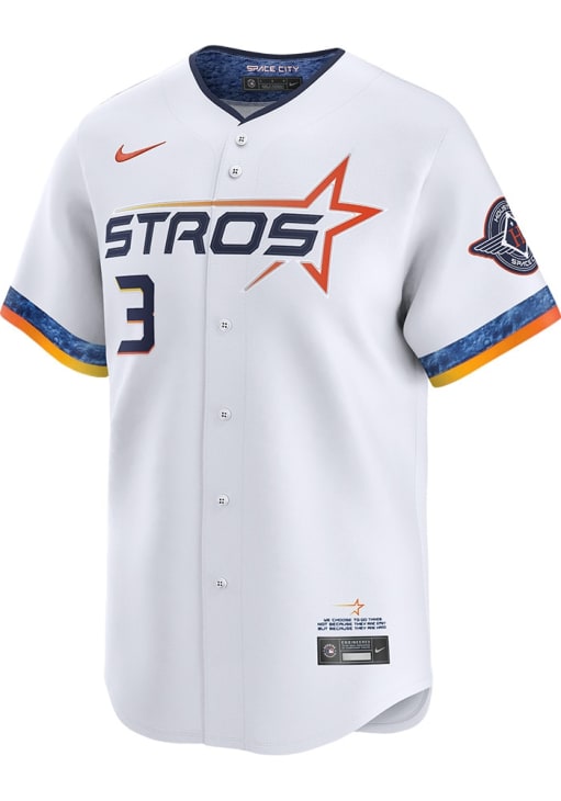 Jeremy Pena Houston Astros Mens White City Connect Limited