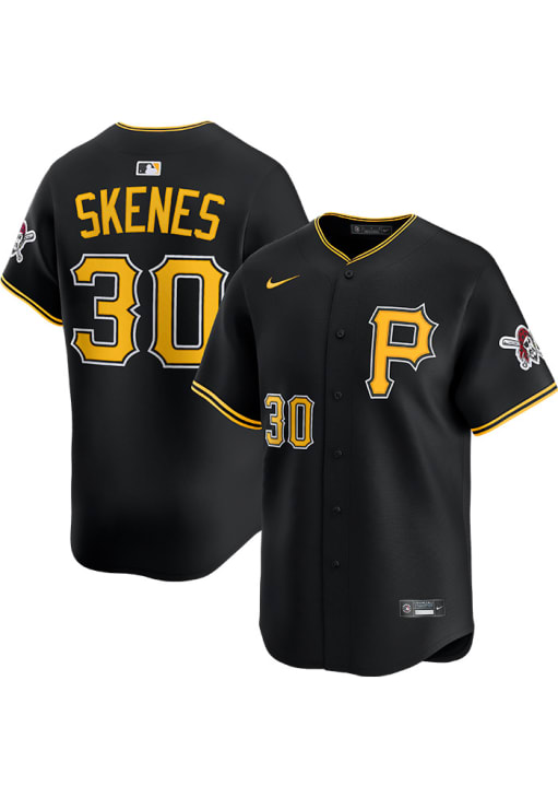 Paul Skenes Pittsburgh Pirates Mens BLACK Alt 1 Limited Baseball Paul Skenes Pittsburgh Pirates Mens BLACK Alt 1 Limited Baseball
