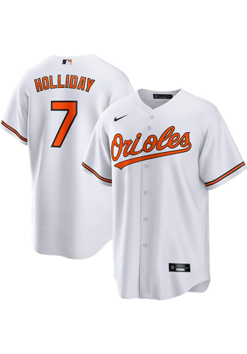 Jackson Holliday Baltimore Orioles Mens Replica WHITE Home Jersey