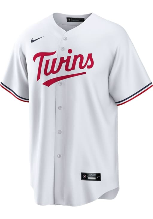 Minnesota Twins Mens Nike Replica WHITE Home Jersey - 173214040