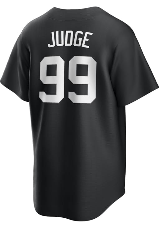 Aaron Judge New York Yankees Mens Replica BLACK Fashion Jersey