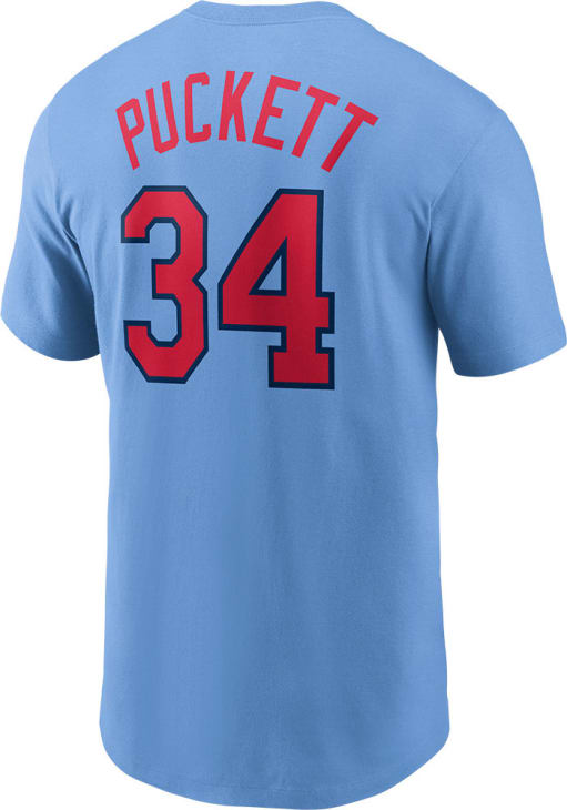 Kirby Puckett Minnesota Twins LIGHT BLUE Cooperstown Short Sleeve