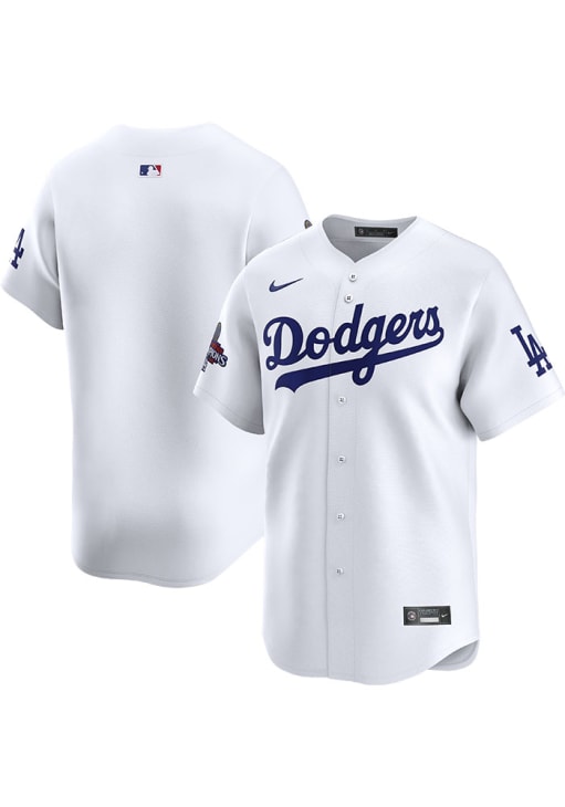 Nike Los Angeles Dodgers Mens White 2024 World Series Champs