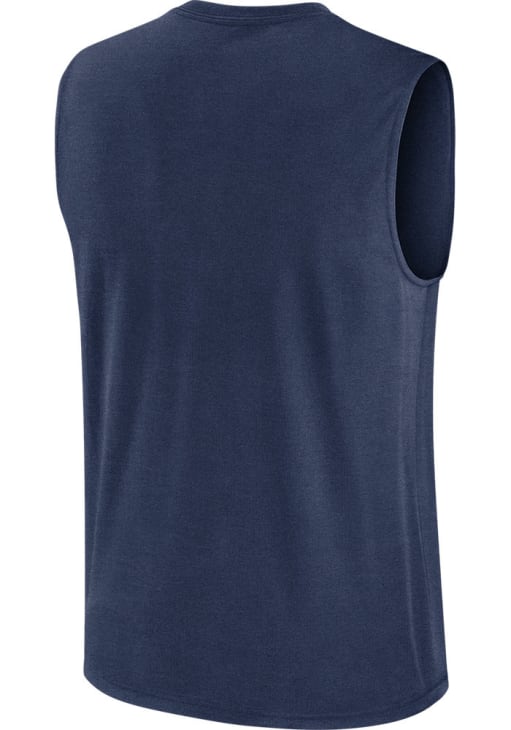 Nike Detroit Tigers Mens Short Sleeve NAVY Muscle Tank Top - 173215219