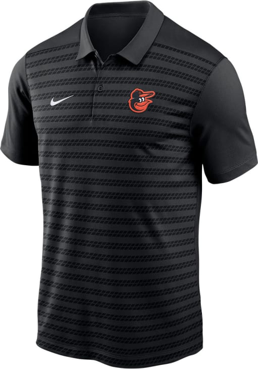 Nike Baltimore Orioles Mens AC Victory BLACK Short Sleeve Polo