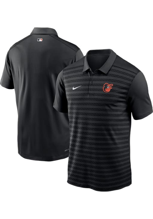 Nike Baltimore Orioles Mens AC Victory BLACK Short Sleeve Polo