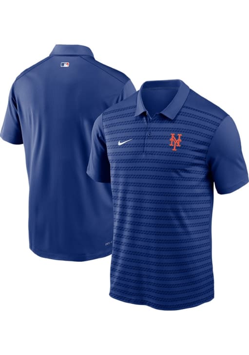 Nike New York Mets Mens AC Victory ROYAL Short Sleeve Polo - 173215234