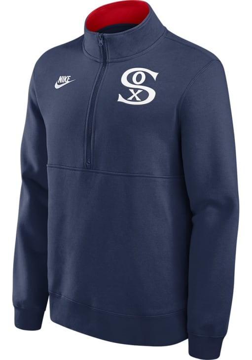 Nike Chicago White Sox Mens NAVY Cooperstown Knockout Pullover